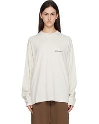 Fear Of God - Off- Classic Fit Long Sleeve T-Shirt - Lyst