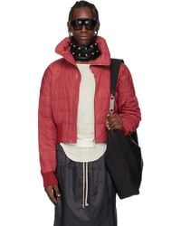 Rick Owens - Moncler + Cropped Down Jacket - Lyst
