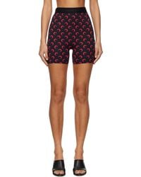 Marine Serre - Ssense Exclusive Moon Printed Jersey Biker Shorts - Lyst