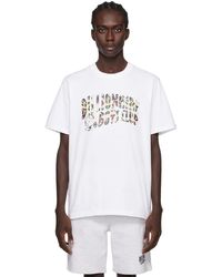 BBCICECREAM - T-shirt blanc à logo incurvé - Lyst