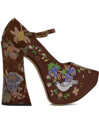 Vivienne Westwood - Chaussures charles ix à talon bottier arctic brunes - Lyst