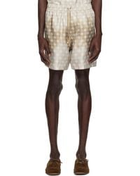 Amiri - Ma Quad Bleached Shorts - Lyst