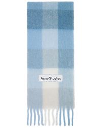 Acne Studios - Mohair Checked Scarf - Lyst