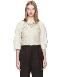 Lemaire - Fishnet Halter Top - Lyst