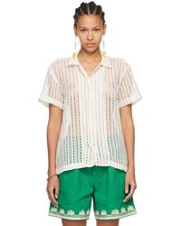 Bode - Off- Meandering Shirt - Lyst