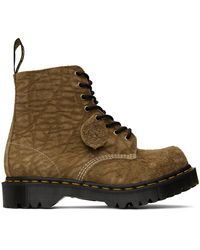 Dr. Martens - Bottes 1460 pascal brun clair à semelle bex - Lyst