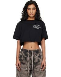 Amiri - Arts District Cropped T-Shirt - Lyst