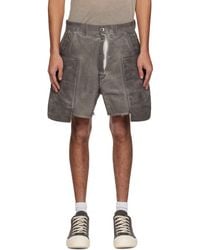 Rick Owens - Hollywood Stefan Cargo Denim Shorts - Lyst