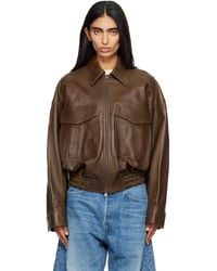 STAUD - Eugene Leather Jacket - Lyst