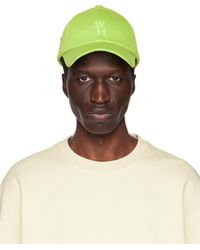 WOOYOUNGMI - Green Embroidered Cap - Lyst