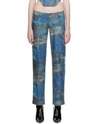 Miaou - Blue Atlas Trousers - Lyst