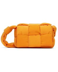Bottega Veneta - Orange Mini Cassette Messenger Bag - Lyst
