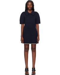 THE GARMENT - ネイビー Canada ミニワンピース - Lyst