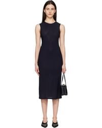 Jil Sander - Jersey Slip Midi Dress - Lyst