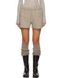 Rier - Taupe Drawstring Shorts - Lyst