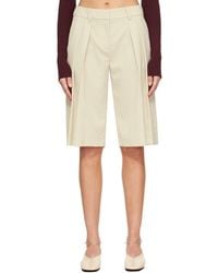 Frankie Shop - Bilbao Pleated Bermuda Shorts - Lyst