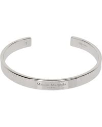 Maison Margiela - Logo Reference Cuff Bracelet - Lyst