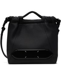 Maison Margiela - Black Soft 5ac Drawstring Small Bag - Lyst