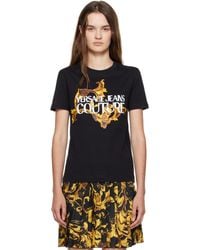 Versace Jeans Couture - Screen-Printed Cotton Jersey T-Shirt - Lyst