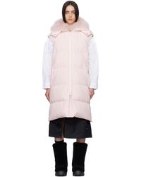 Yves Salomon - Quilted Shearling Down Vest - Lyst