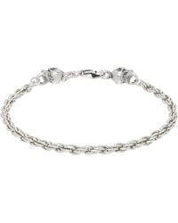 Emanuele Bicocchi - Ssense Exclusive Skull Bracelet - Lyst