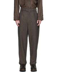 Engineered Garments - Enginee garments pantalon carlyle brun - Lyst