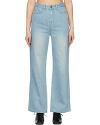 ARCH THE - Wide Straight Jeans - Lyst