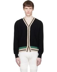 Dries Van Noten - Block Stripe Cardigan - Lyst