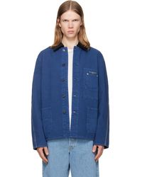Givenchy - Couture Seam Herringbone Denim Jacket - Lyst