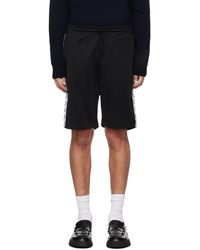 Fred Perry - Black Taped Shorts - Lyst