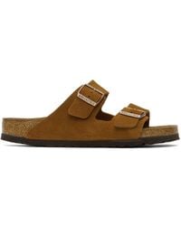 Birkenstock - Tan Regular Arizona Soft Footbed Sandals - Lyst