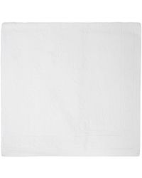 Alexander McQueen White Skull Beach Towel