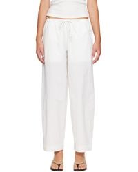 St. Agni - Fine Rouleau Crop Trousers - Lyst