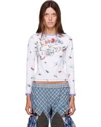 Chopova Lowena - Floral Buggy Fitted Jersey T-Shirt - Lyst