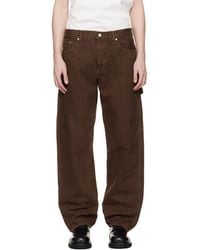 vowels - Overdyed Painter Jeans - Lyst