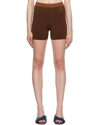 Jacquemus - Brown Le Raphia 'le Pralu' Shorts - Lyst