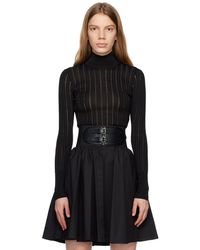 Alaïa - Pull A Col Roule Crinoline - Lyst
