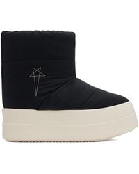 Rick Owens - Quilted Padded Boots - Lyst