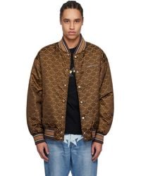 A Bathing Ape - Abc Camo Jacquard Reversible Bomber Jacket - Lyst