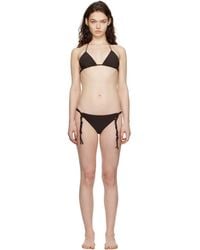 Jil Sander - Triangle Bikini Top - Lyst