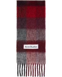 Acne Studios - Mohair Checked Scarf - Lyst