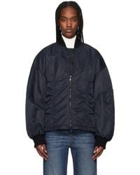 Sportmax 'Zebu' Bomber Jacket in Black | Lyst Australia