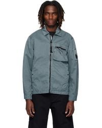 C.P. Company - Panama-R Zipped Lens Overshirt - Lyst