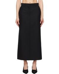 TOTEME - Low-Waist Straight Maxi Skirt - Lyst