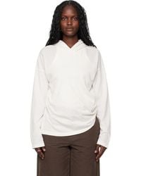 Fear Of God - Off- Holiday Embroidered Classic Fit Long Sleeve Hoodie - Lyst