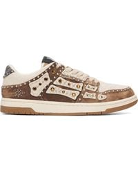 Amiri - Stud Skel Top Low Sneakers - Lyst