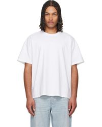Les Tien - Lightweight Binded Neck Oversized T-Shirt - Lyst
