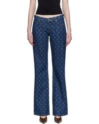 Marine Serre - Flare Jeans - Lyst