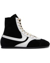 Dries Van Noten - M. L. Leather Sneakers - Lyst