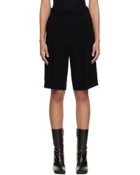 Filippa K - Black Tailored Shorts - Lyst